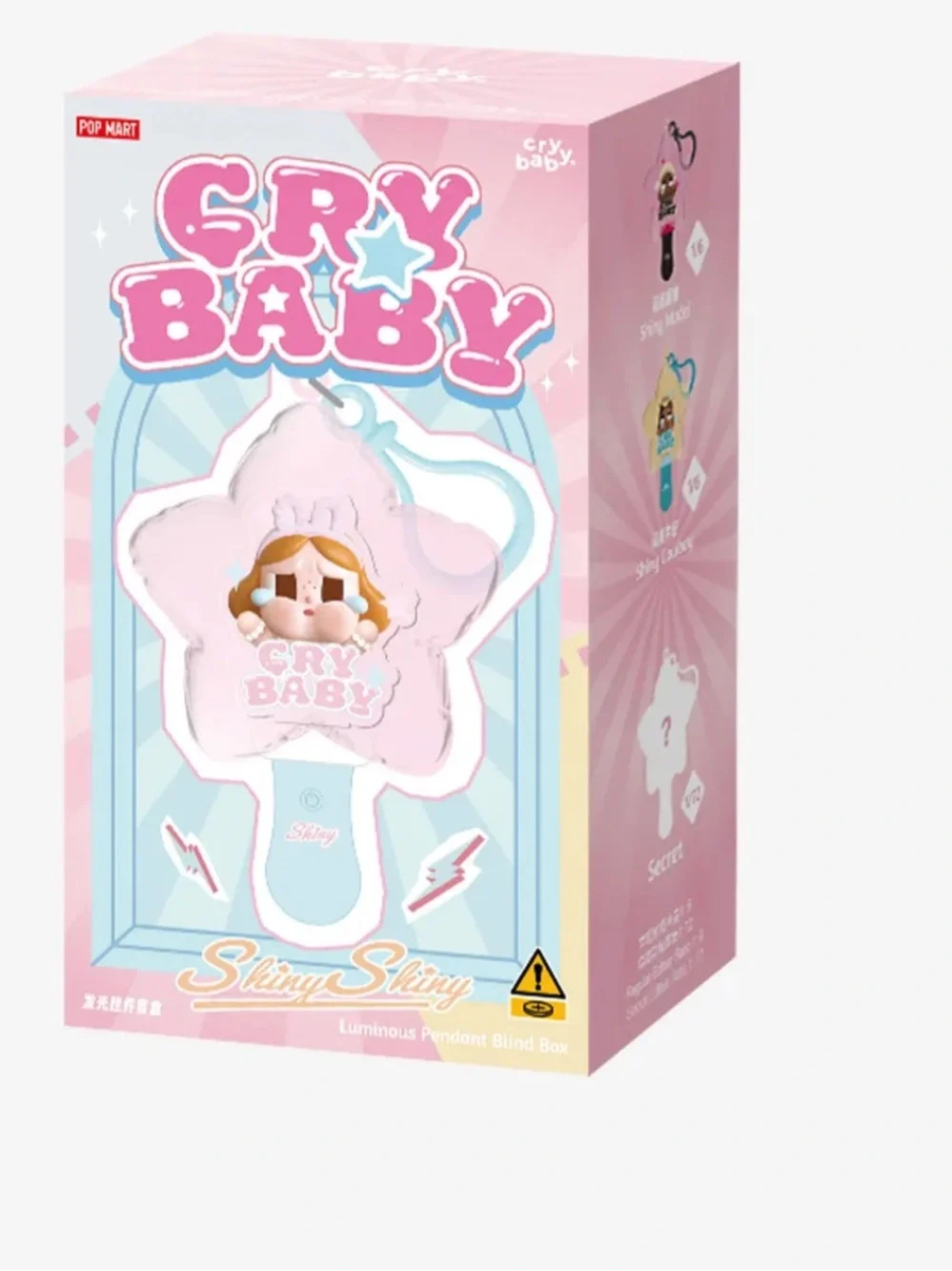 POP MART Crybaby Shiny Shiny Luminous Blind Box - Pink
